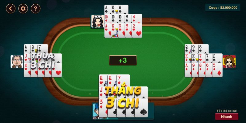 Bí kíp chinh phục vận may qua từng ván game Mậu Binh